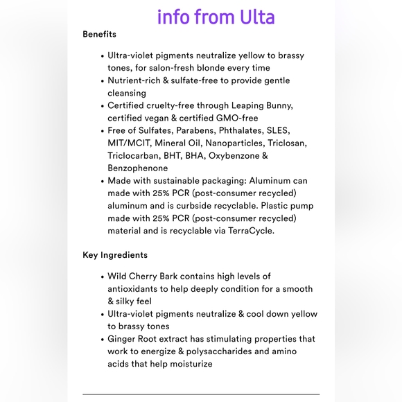 Eva Nyc Tone It Down Blonde Shampoo - Picture 3 of 3